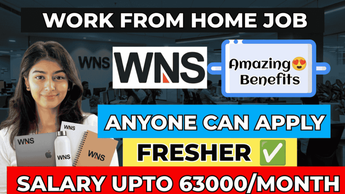 WNS Work From Home Jobs for Freshers