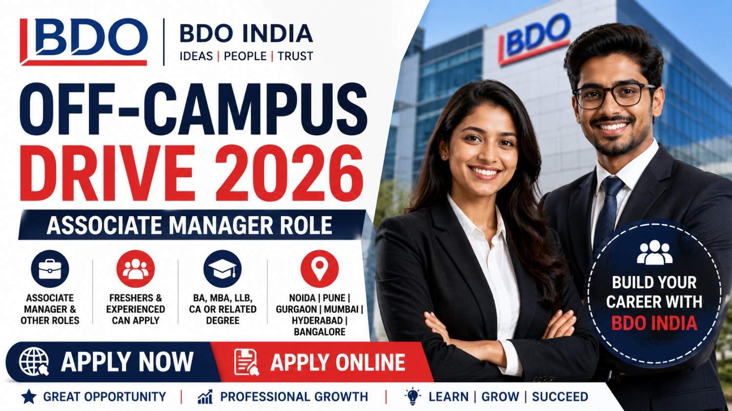 BDO India Off-Campus Drive 2026