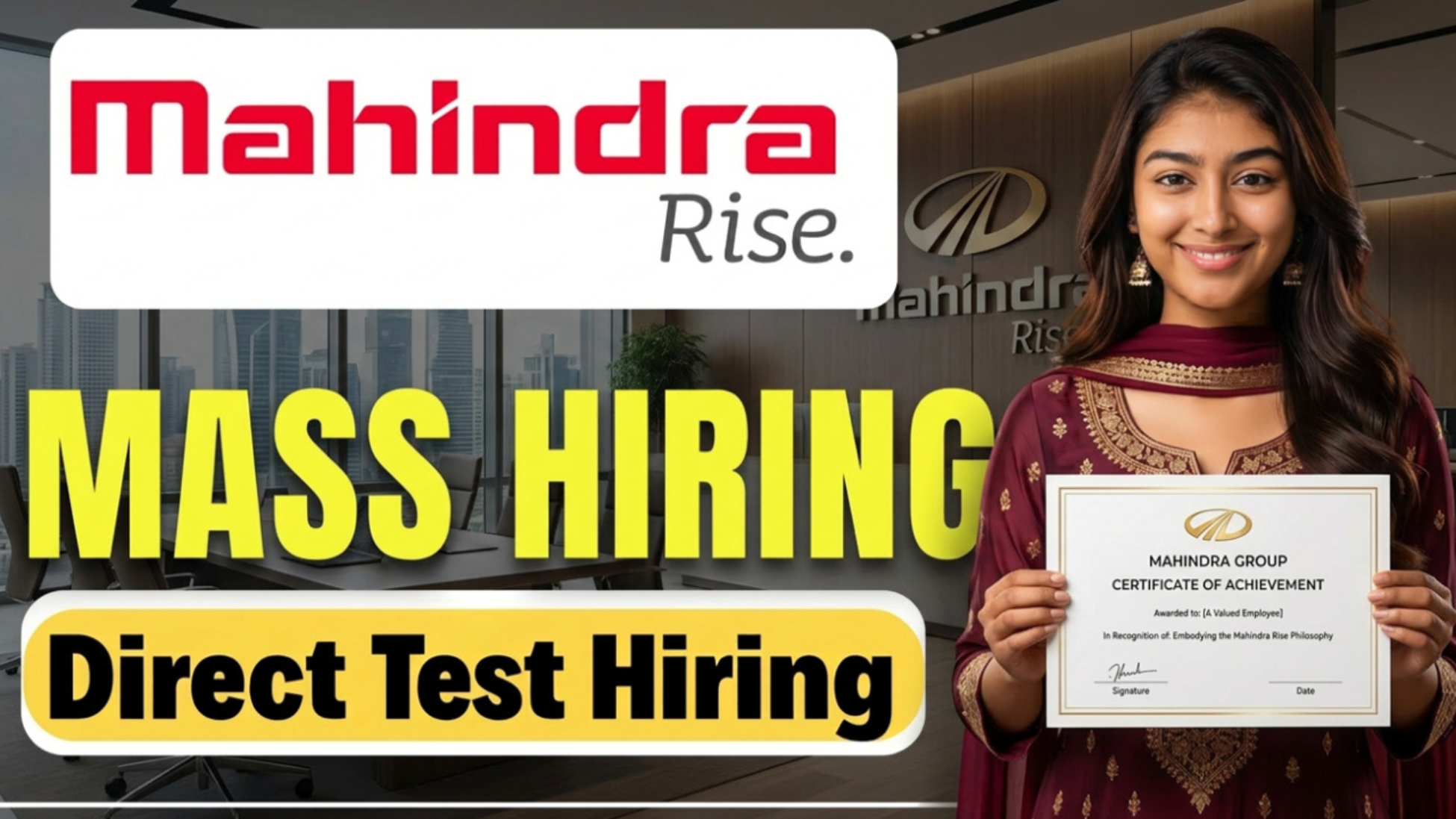 Mahindra Off Campus Drive 2026