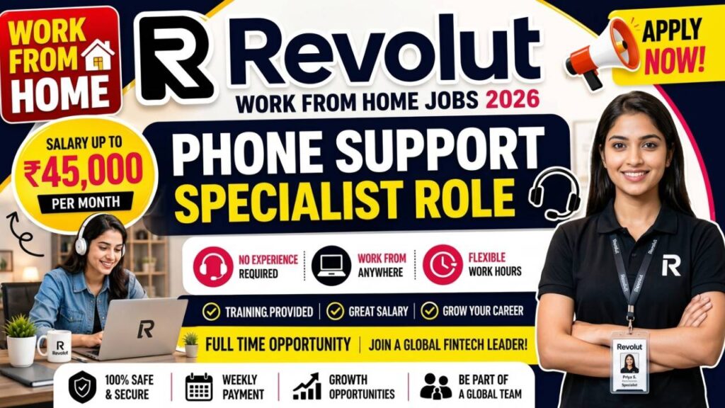 Revolut Work From Home Jobs 2026