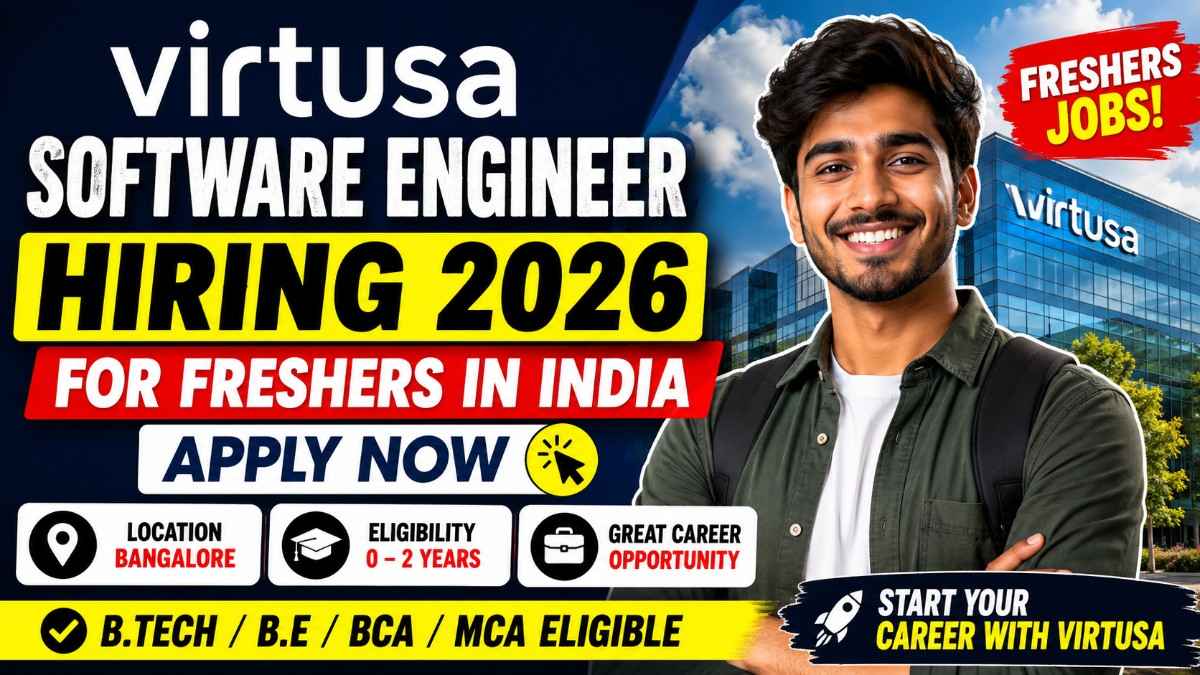 Virtusa Software Engineer Hiring 2026