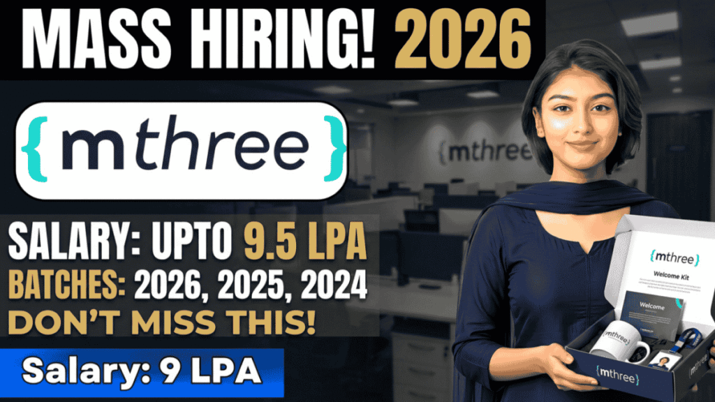 mthree Off Campus Hiring 2026