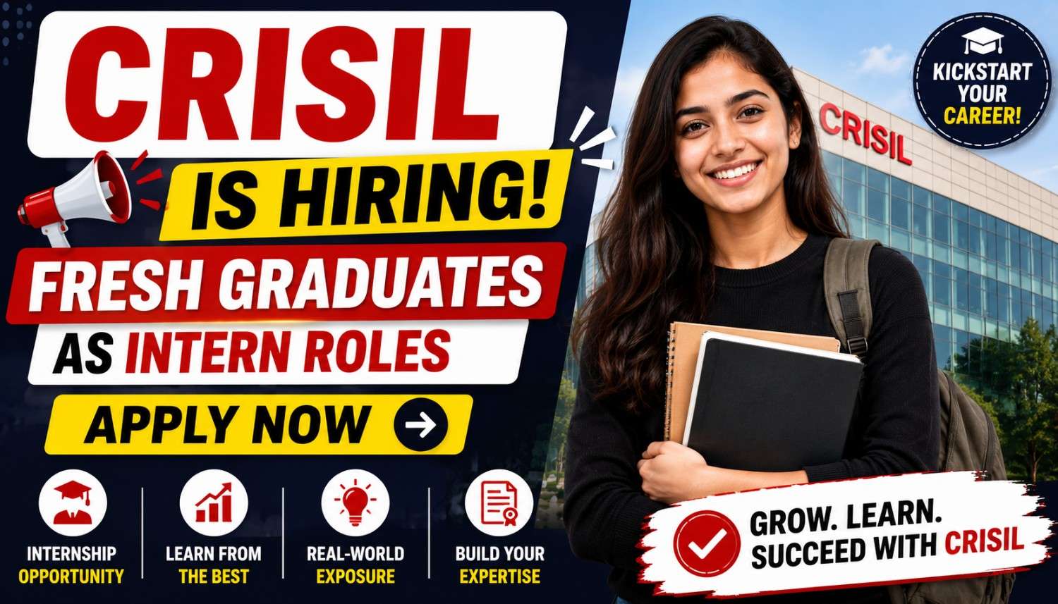 CRISIL is Hiring Fresh Graduates as Intern Roles