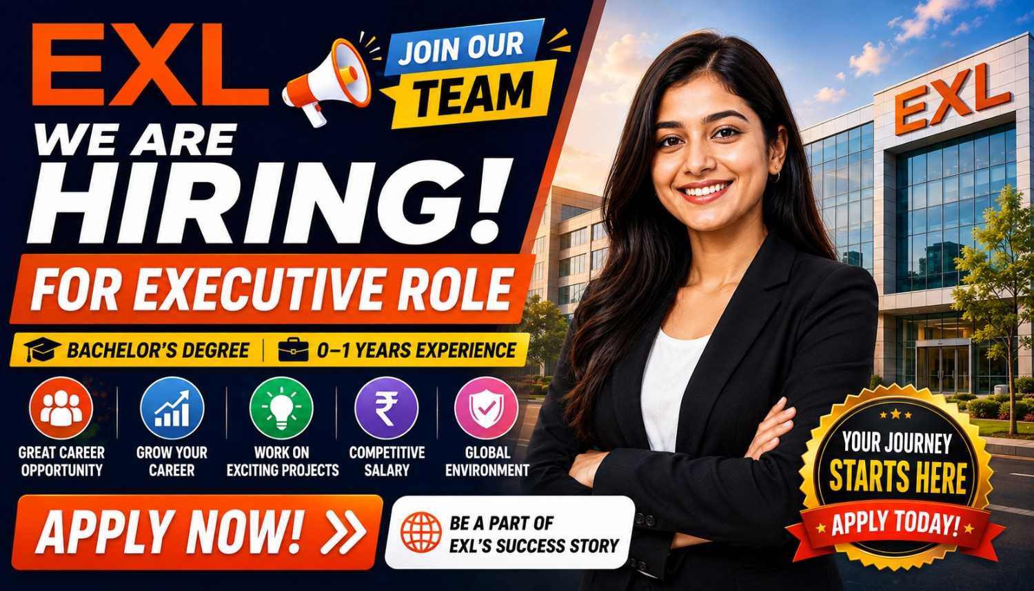 EXL Hiring for Executive Role