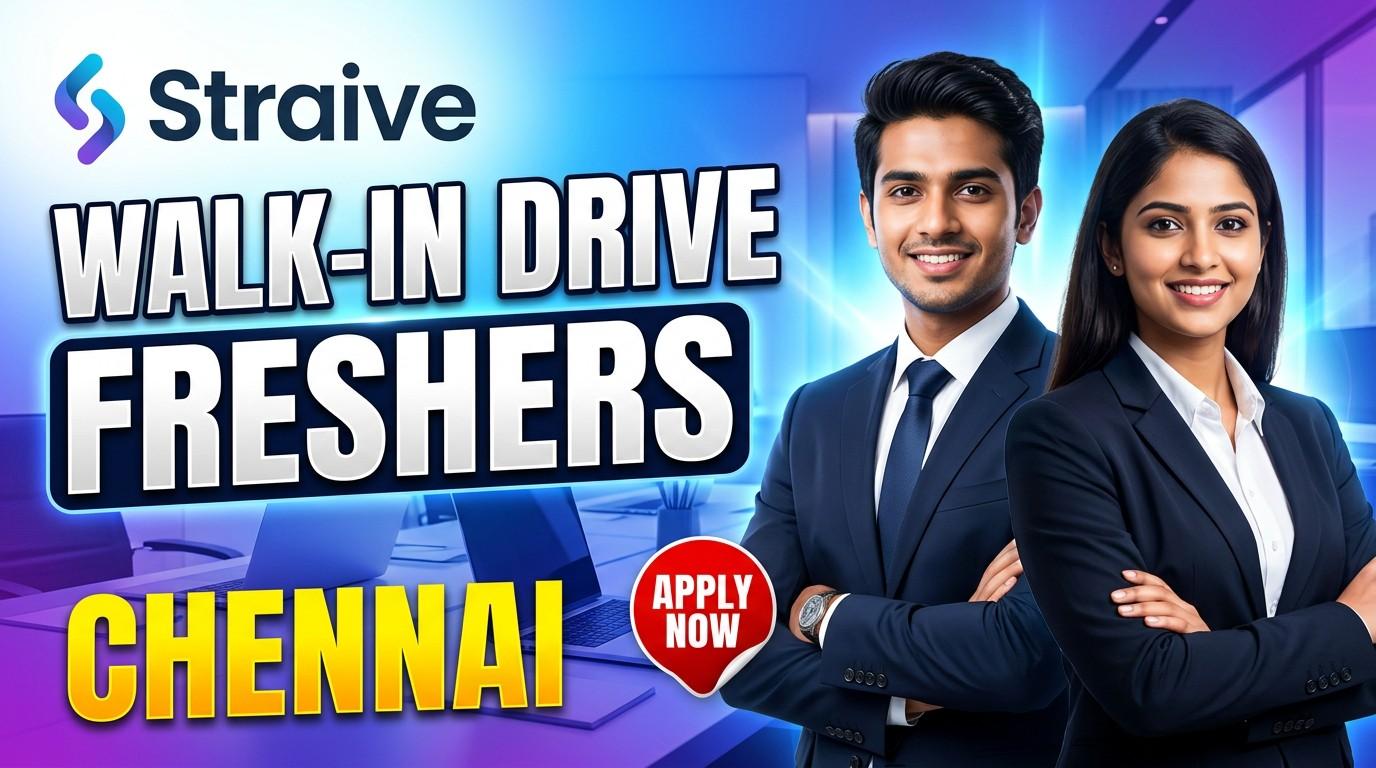 Straive Walk-in Interview