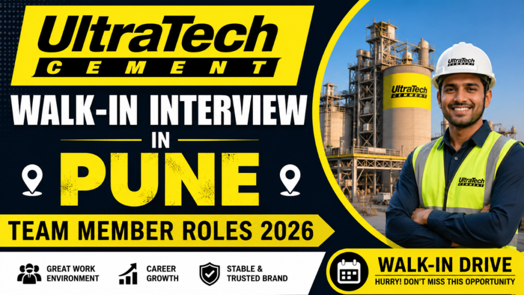 UltraTech Cement Walk-in Interview