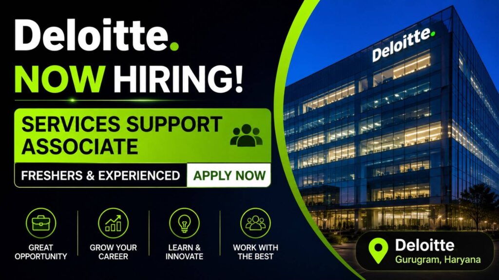 Deloitte Hiring Services Support Associate 