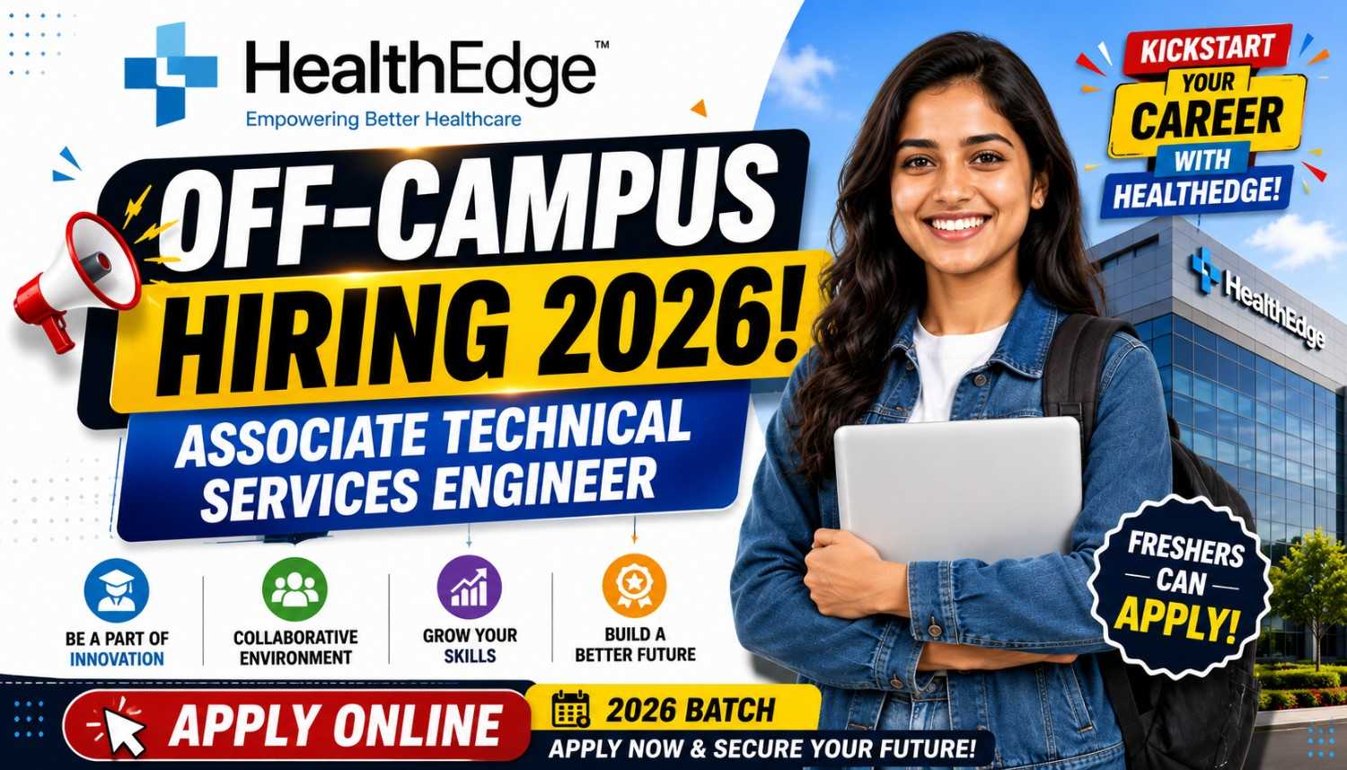 HealthEdge Off-Campus Hiring 2026