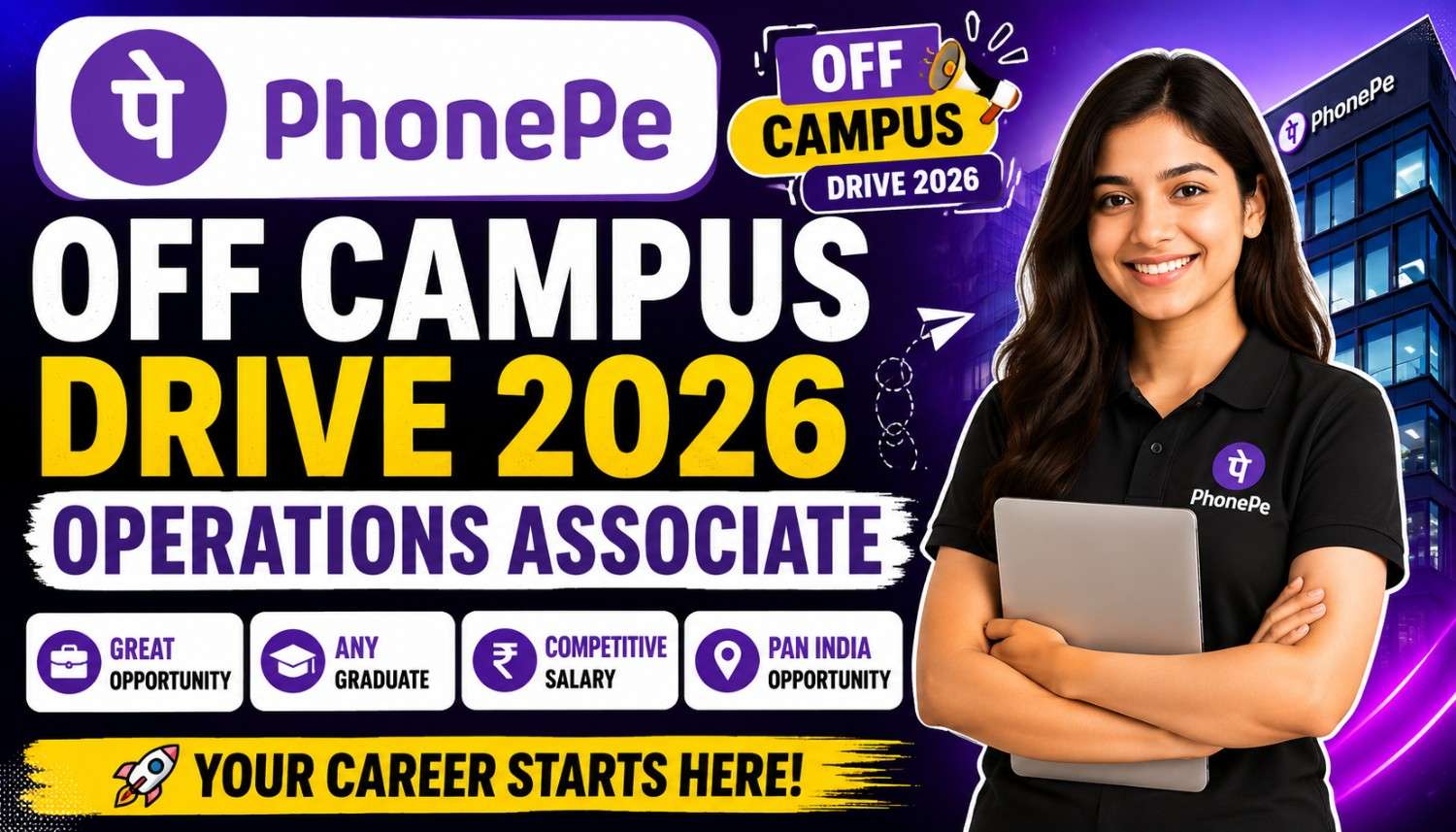 PhonePe Off Campus Drive 2026