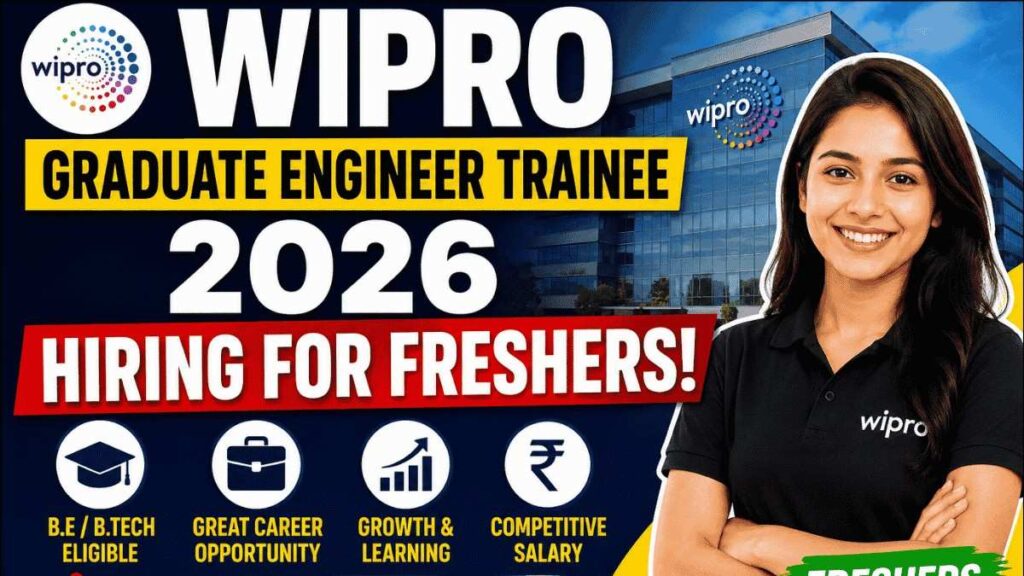 Wipro Graduate EngineerTrainee 2026 Hiring for Fresher