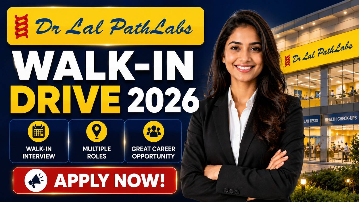 Dr Lal PathLabs Walk-in Drive