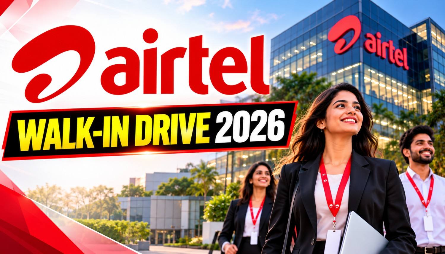 Airtel Walk-In Drive 2026