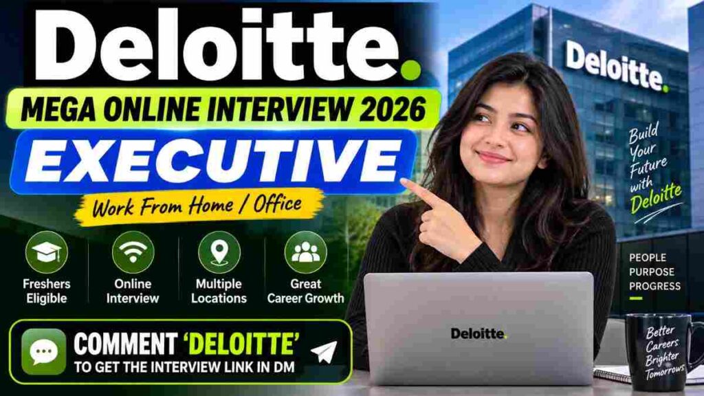 Deloitte Mega Online Interview 2026 – Execuitive